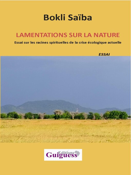 Cover image for LAMENTATIONS SUR LA NATURE